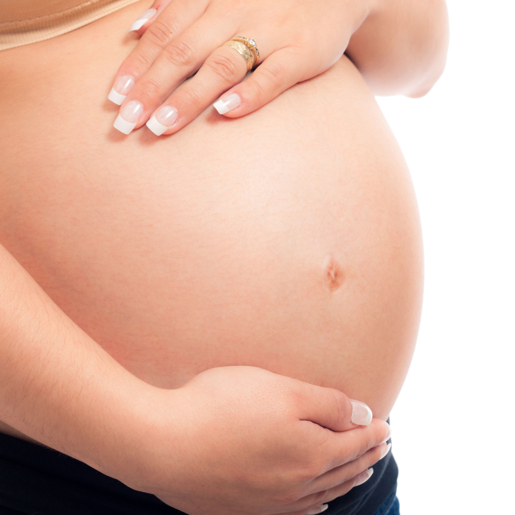En gravid mave